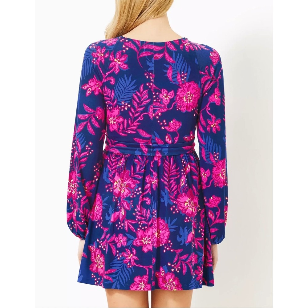 Lilly Pulitzer Loralei Skirted Romper Never Ending Summer Floral XS NEW - Picture 2 of 7